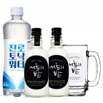 더한 서울의밤 40도 375ml 2병세트 서울의밤하이볼잔 토닉워터 포함