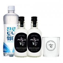 술마켓 더한 서울의밤 40도 375ml  x2병+ 서울의밤온더락잔, 토닉증정