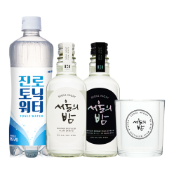 술마켓 더한 서울의밤 25도, 40도 375ml + 전용온더락잔, 토닉증정