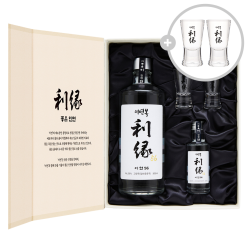 술마켓 한국고량주 이연세트 56도 500ml/50ml 각1병 이연복셰프공동개발 이연잔 2P 증정