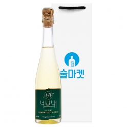 술마켓 너브내 스파클링애플 8.5도 375ml 샤르마방식 샴페인