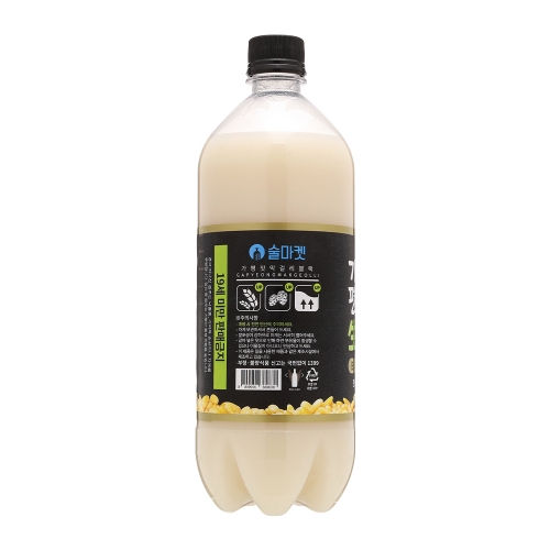 술마켓 가평잣생막걸리 블랙 6도 970ml