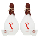 술마켓 대대로 진도홍주 루비콘도자기세트 40도 500ml x2