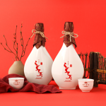 술마켓 대대로 진도홍주 루비콘도자기세트 40도 500ml x2