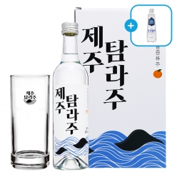 [레몬토닉증정]술마켓 제주탐라주세트 20도 375ml 술+하이볼잔