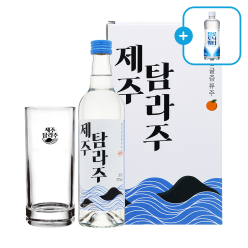 술마켓 제주탐라주 하이볼잔세트 20도 375ml 본품+전용잔_토닉증정