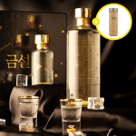 금산인삼주 금설세트 1호 35도 375mlx1,80mlx1,금잔x2 온도표시텀블러증정 금가루데코 LED램프증정