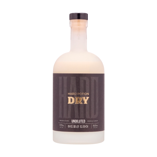 팔팔양조장 하드포션 드라이 17.5도 500ml 김포금쌀 팔팔막걸리 원주