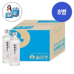 [말짱행사]술마켓 이강주 조선3대명주 19도 375ml x8병 박스상품 캠핑 모임 대용량