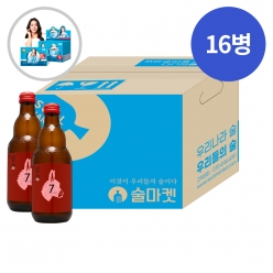 술마켓 배상면주가 심술 7도 330ml x16병 박스상품 캠핑 모임 대용량 포도블루베리탄산주