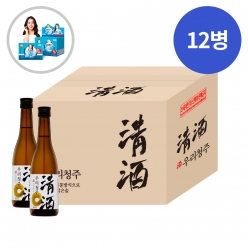 [말짱행사]술마켓 참주가 우리청주 11도 375ml x12병 박스상품 캠핑 모임 대용량