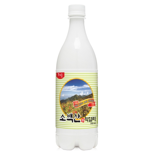 술마켓 용두산 조은술 소백산막걸리 6도 750ml x15병 박스상품 캠핑 모임 대용량 청와대 만찬주