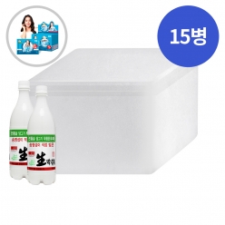 [말짱행사]술마켓 태인주조 송명섭막걸리 6도 750ml x15병 박스상품 캠핑 모임 대용량