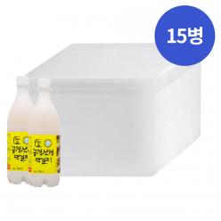 술마켓 금정산성 막걸리 8도 750ml x15병 박스상품 캠핑 모임 대용량