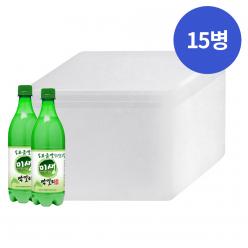 술마켓 김포탁주 김포금쌀 미생 생막걸리 6도 750ml x15병 박스상품 캠핑 모임 대용량