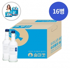 [말짱행사]술마켓 배상면주가 느린마을증류주 16.9도 330ml x16병 박스상품 캠핑 모임 대용량