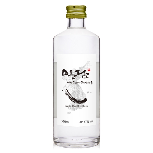 술마켓 착한농부 밀담 17도 360ml  x15병 박스상품 캠핑 모임 대용량 단수수 럼