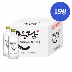 술마켓 착한농부 밀담 17도 360ml  x15병 박스상품 캠핑 모임 대용량 단수수 럼