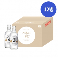 더한 서울의밤 말에디션 매실증류주25도 375ml x12병 박스상품 캠핑 모임 대용량
