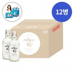 술마켓 더한 서울의밤 매실증류주25도 375ml x12병 박스상품 캠핑 모임 대용량