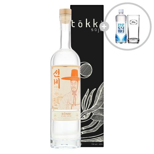 술마켓 토끼소주 선비진 제주에디션 48도 750ml_전용잔,토닉 600