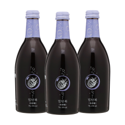 배상면주가 빙탄복 7도 370ml x3병 스파클링복분자주
