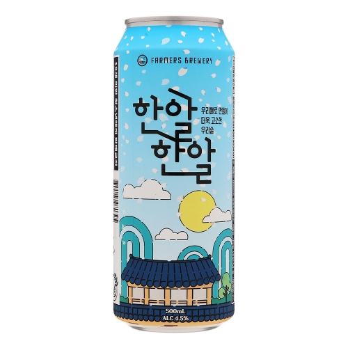 술마켓 파머스맥주 3종 한알한알, 블랙베리, 누룽지 500ml 각1캔