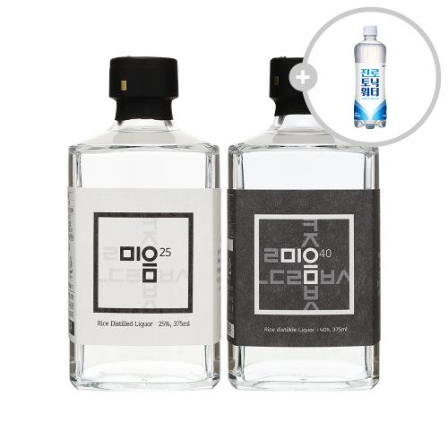 술마켓 다드림 미음세트 375mlx2 25도1병, 40도1병 무첨가증류주_토닉600 증정
