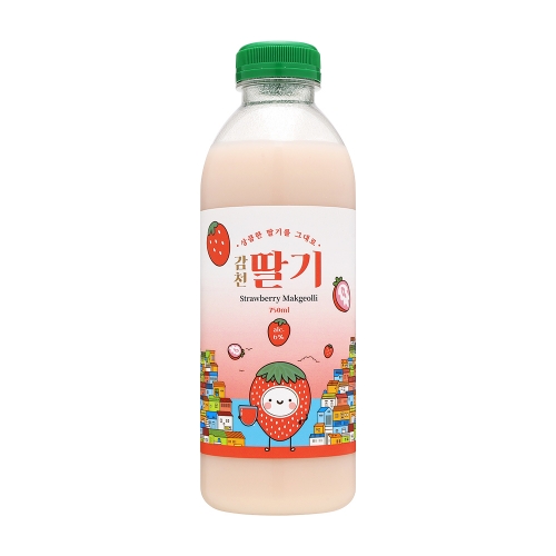 술마켓 벗드림 감천 딸기막걸리 6도 750ml 딸기막걸리