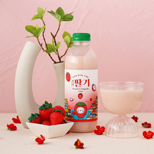 술마켓 벗드림 감천 딸기막걸리 6도 750ml 딸기막걸리