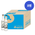 토끼소주 화이트 23도 375ml x 8병 박스상품 캠핑 모임 대용량