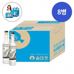 [말짱행사]술마켓 토끼소주 화이트 23도 375ml x 8병 박스상품 캠핑 모임 대용량