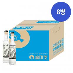 술마켓 토끼소주 화이트 23도 375ml x 8병 박스상품 캠핑 모임 대용량
