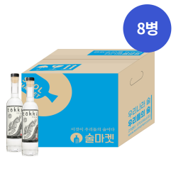 토끼소주 화이트 23도 375ml x 8병 박스상품 캠핑 모임 대용량