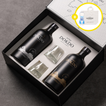 술마켓 독도소주 선물세트 500ml 2병_27도 37도 독도샷잔2P 샌프란시스코 월드스프릿 골드메달 토닉, 에코백 증정