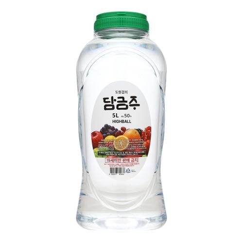 술마켓 아름주가 도원결의 담금주 50도 5000ml 무감미 쌀증류원액