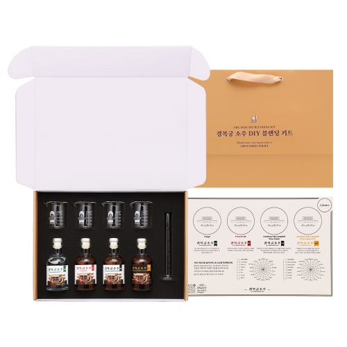 술마켓 서울 경복궁소주DIY블렌딩키트 100ml x 4병 40도,41도,43도,56.5도