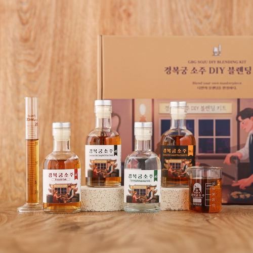 술마켓 서울 경복궁소주DIY블렌딩키트 100ml x 4병 40도,41도,43도,56.5도