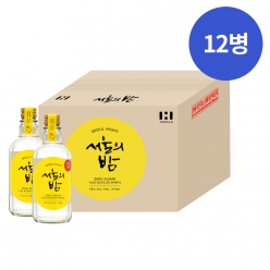 술마켓 더한 서울의밤 유자스피릿 16도 375ml x12병 박스상품 캠핑 모임 대용량유자증류주