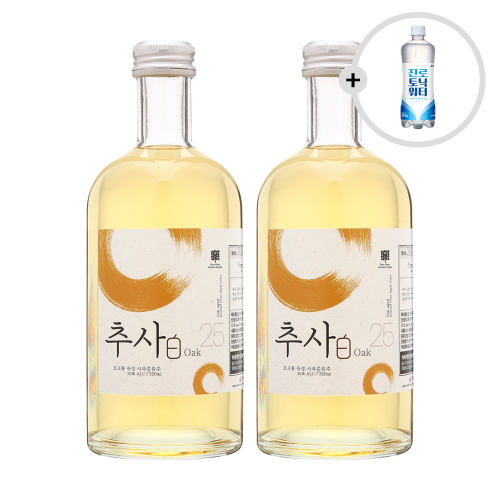 예산사과와인 추사백오크 25도 350mlx2병 오크숙성사과증류주,토닉