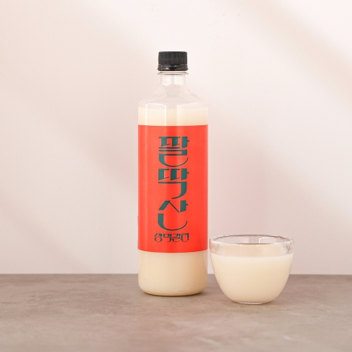 술마켓 신도시양조회 팔딱산 생막걸리 8도 750ml