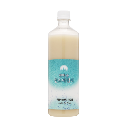 술마켓 청산녹수 편백숲 산소막걸리 6.5도 750ml