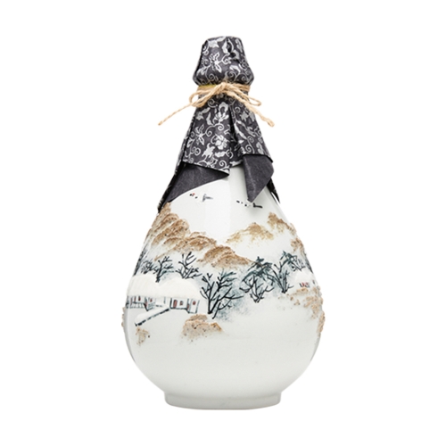 술마켓 금산인삼주 프리미엄 정성도자기선물세트 43도 1000ml 김창수명인