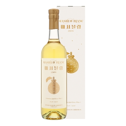 술마켓 시트러스 마셔블랑스프링와인 9도 750ml 한라봉감귤와인