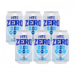 술마켓 진로 하이트제로 355ml 6캔 무알콜