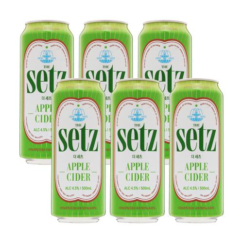 술마켓 스퀴즈 더 세츠 애플사이더 4.5도 500mlx6