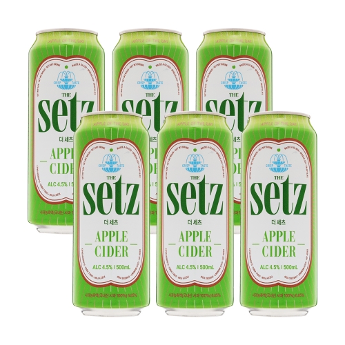 술마켓 스퀴즈 더 세츠 애플사이더 4.5도 500mlx6