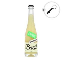술마켓 너드브루어리 바질스파클링막걸리 5도 375ml 오프너증정