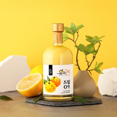 술마켓 다랭이팜 유자가득 드림09 9도 500ml