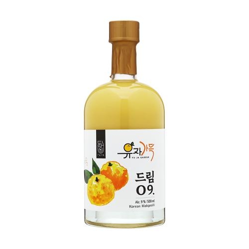 술마켓 다랭이팜 유자가득 드림09 9도 500ml